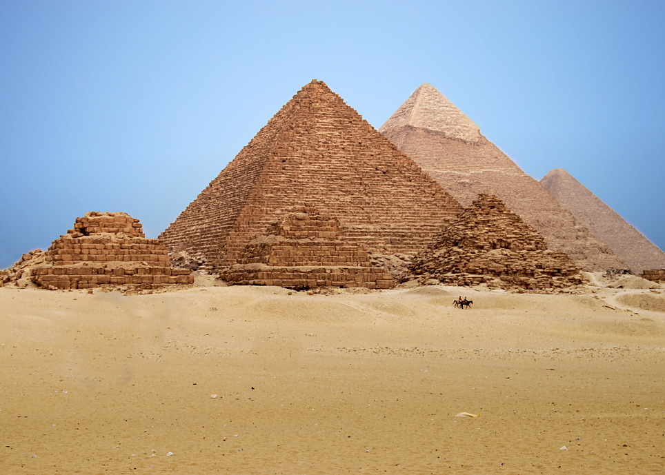 6 pyramids