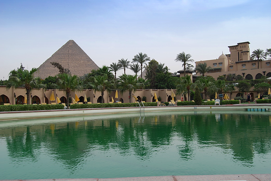 Mena House Hotel an den Pyramiden