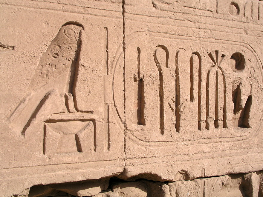 Hieroglyphen, Karnak