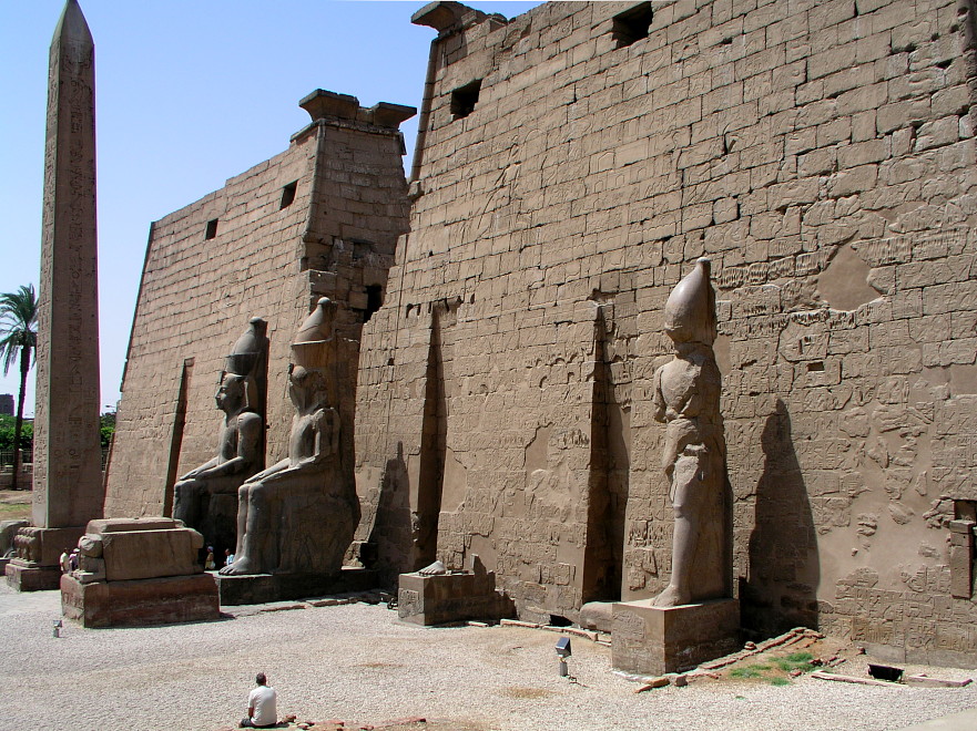 Pylone am Luxor-Tempel