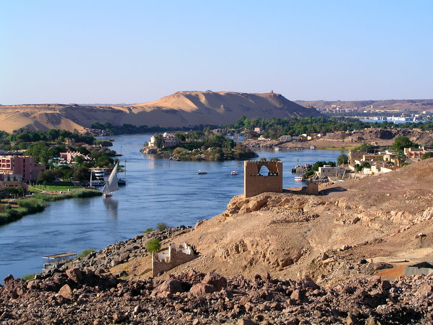 Der Nil bei Assuan