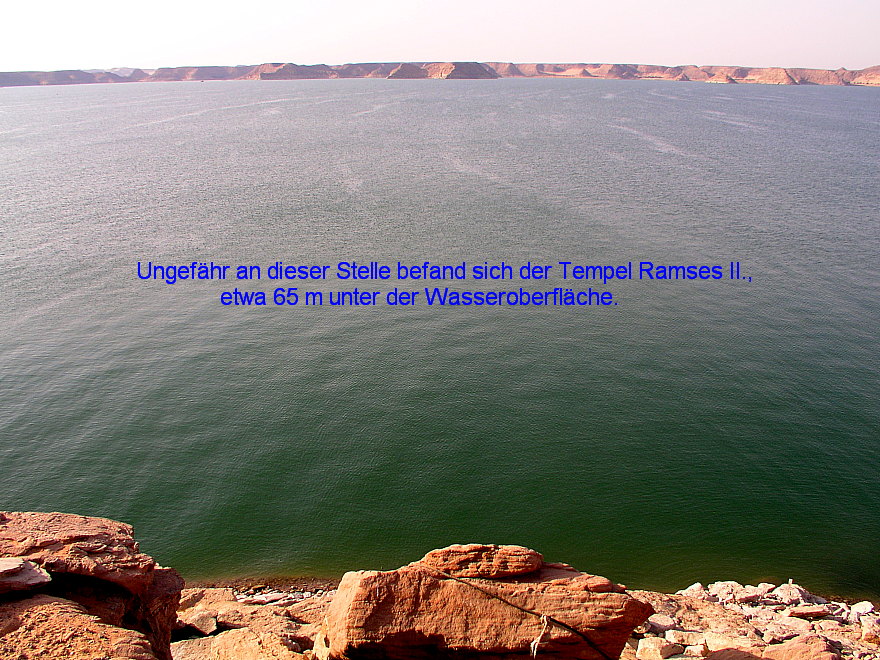 Abu Simbel und der Nasser-See