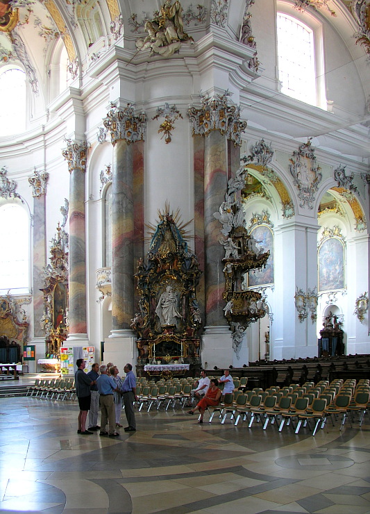 Die Klosterkirche wurde ab 1737 errichtet.