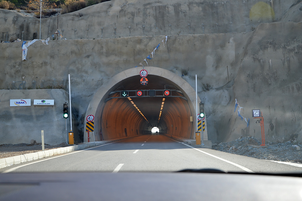 Kürzlich fertiggestellter Tunnel