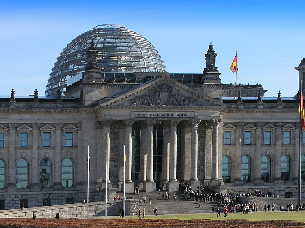 Berlin, Kuppel des Reichstagsgebäudes