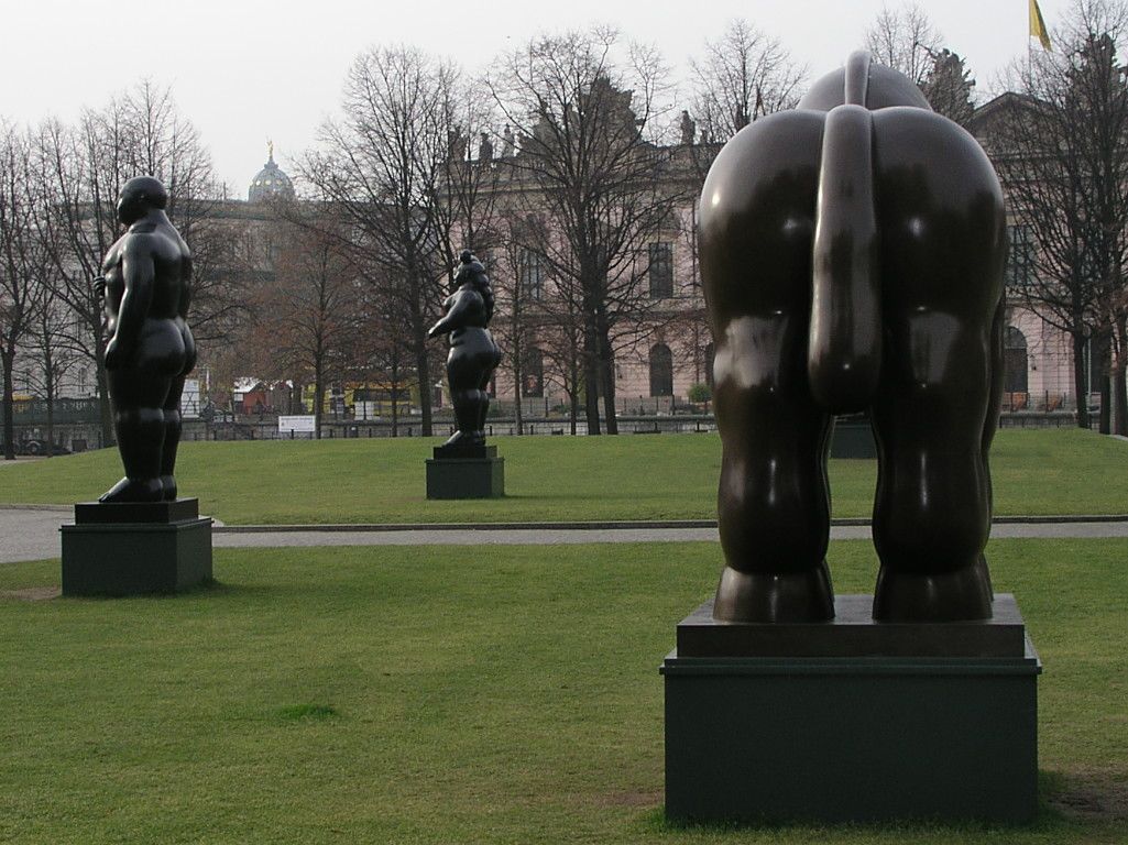 Fernando Botero: Adam, Eve, Horse