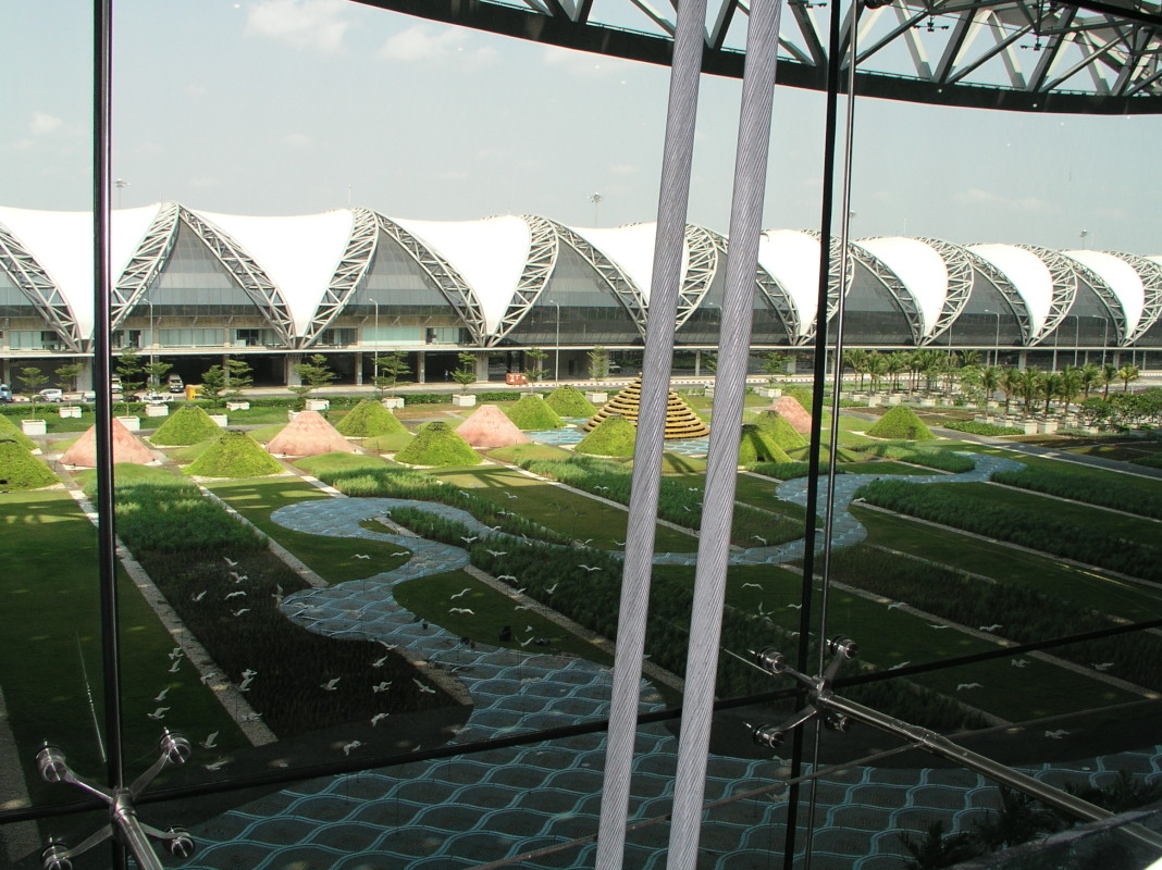Suvarnabhumi Airport outside