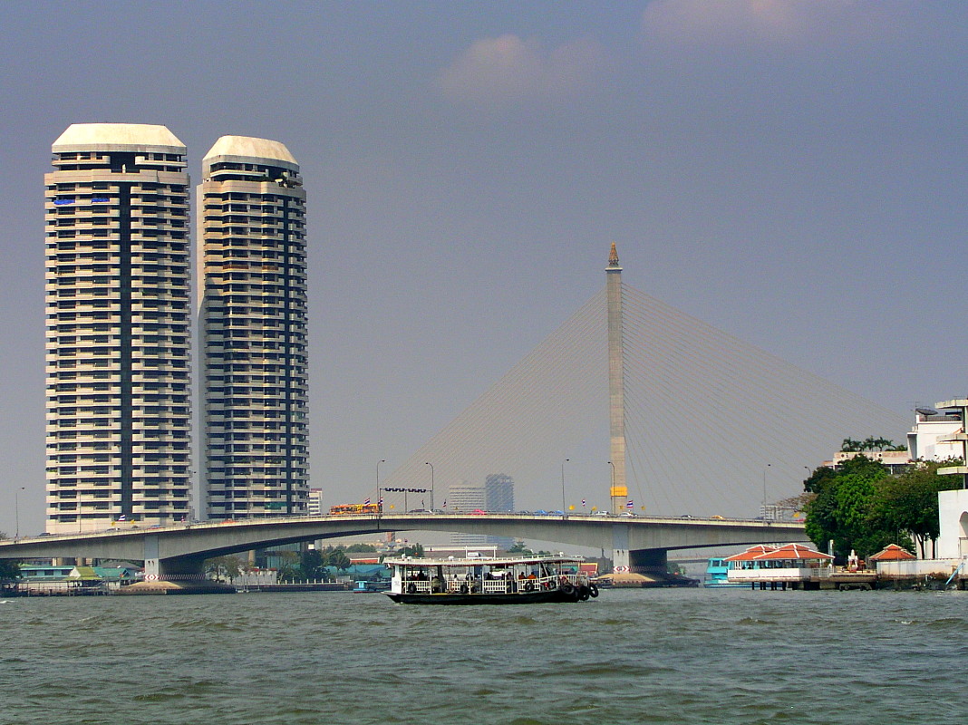 Bridge Rama VIII. in Bangkok