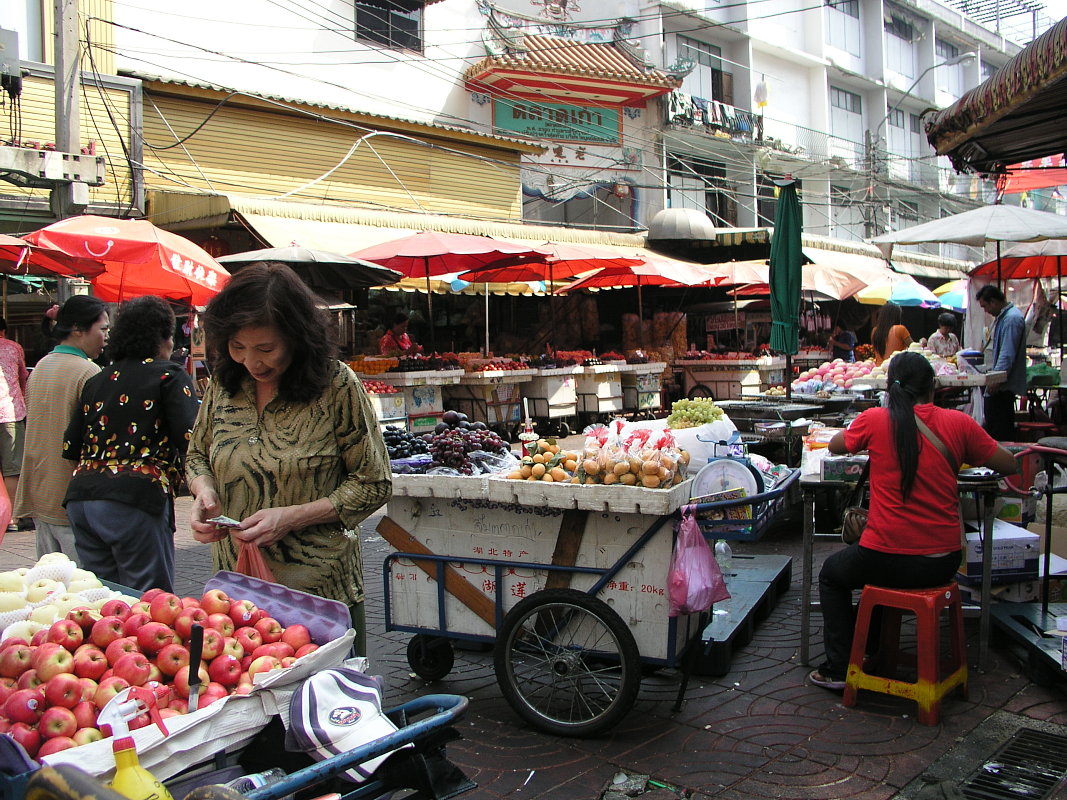 Fruit Market in Chinatown, Bangkok