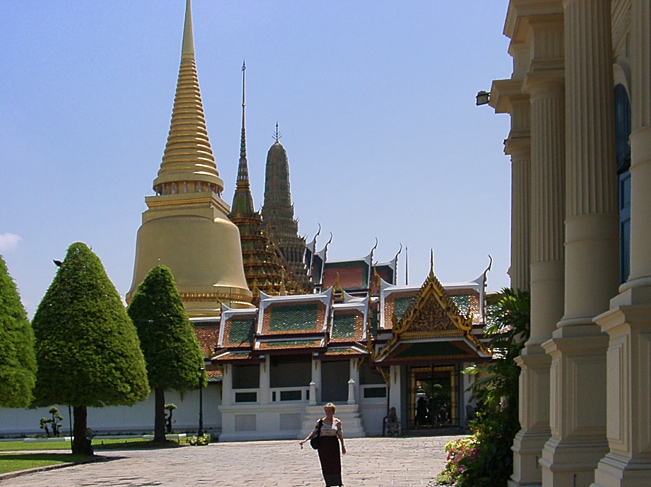Chedi im Wat Phra Kaeo, Bangkok