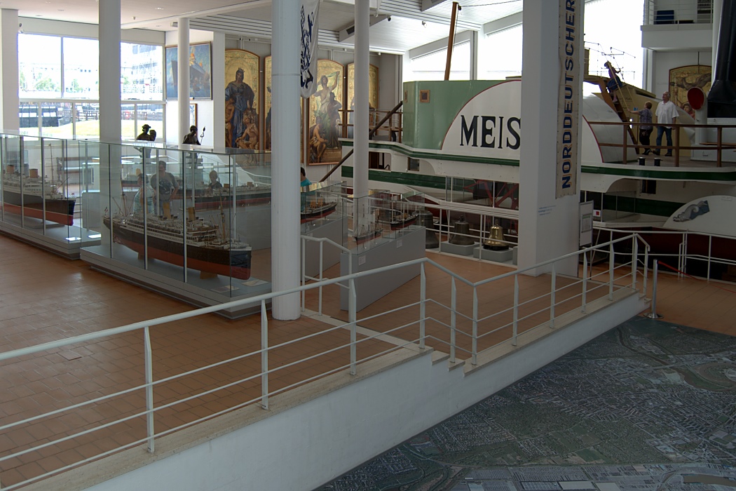 Schiffsmodelle im Schifffahrtsmuseum von Bremerhaven