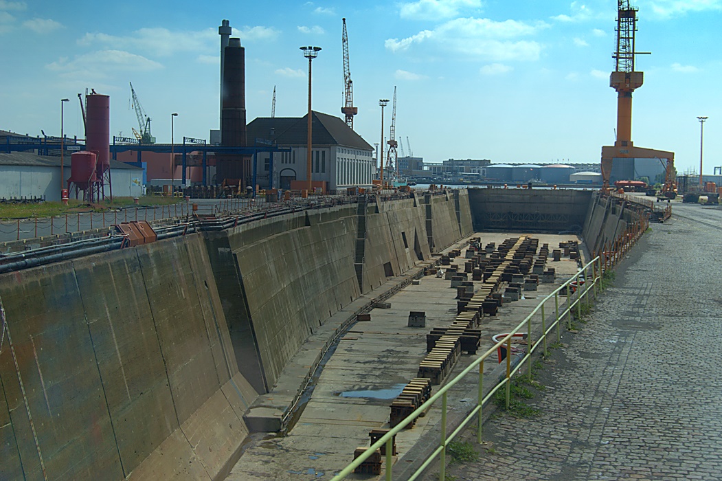 Trockendock der Lloyd Werft Bremerhaven