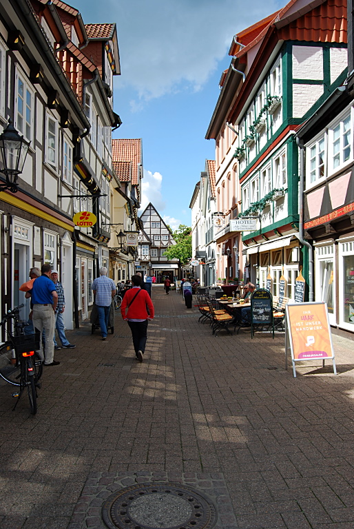 Celle: Piltzergasse in Richtung Zöllnerstraße