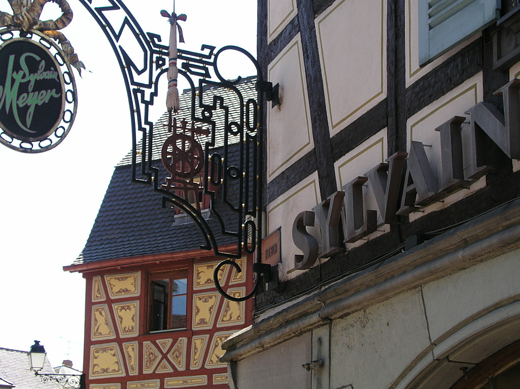Zunftzeichen Sylvain Meyer - Firmenschild in Colmar
