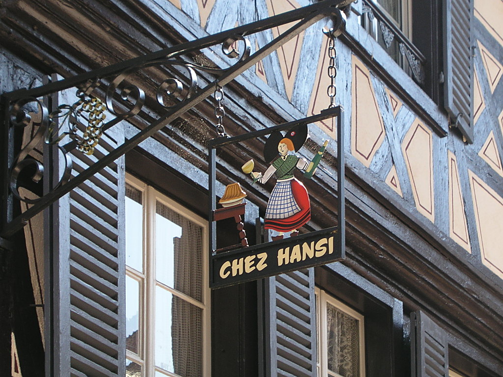Zunftzeichen Chez Hansi in Colmar