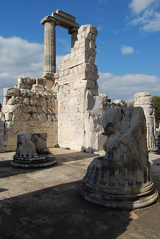 Säulen im Tempel von Didim (Türkei)