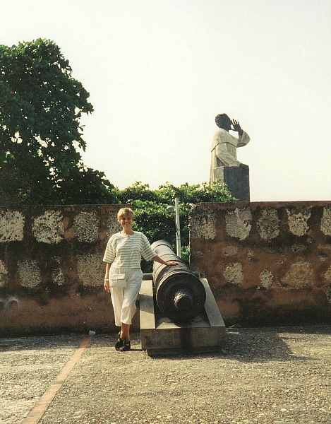 Kanonen im Fort, Santo Domingo