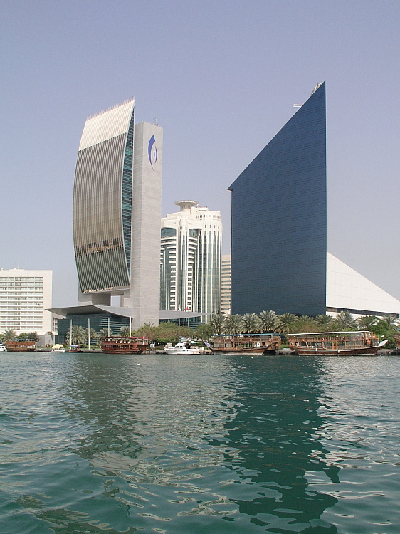 Nationalbank von Dubai und der Creek