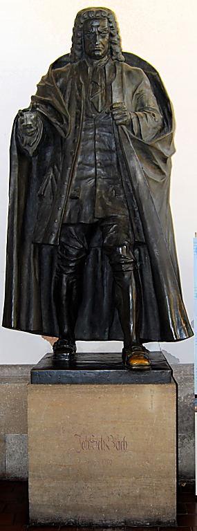 Statue J.S. Bach, Georgenkirche Eisenach