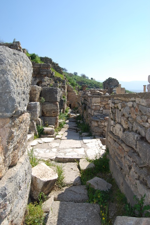 Hinter dem Odeon von Ephesos