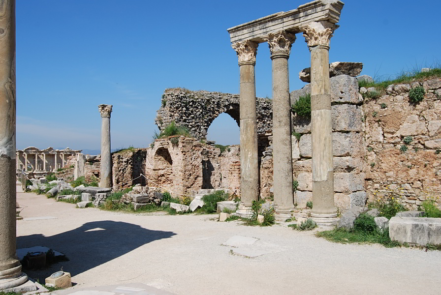 An den Scholastika-Thermen von Ephesos
