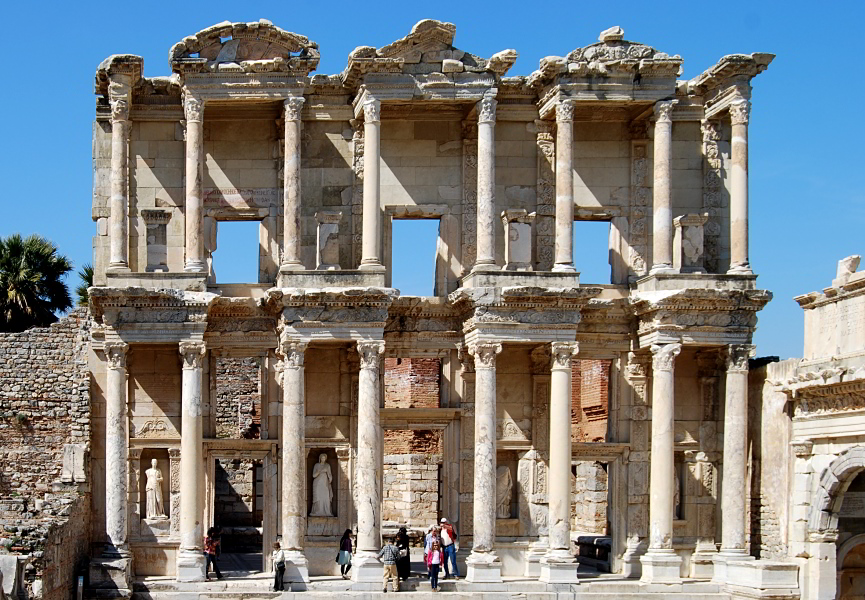 Die Bibliothek des Celsus in Ephesos