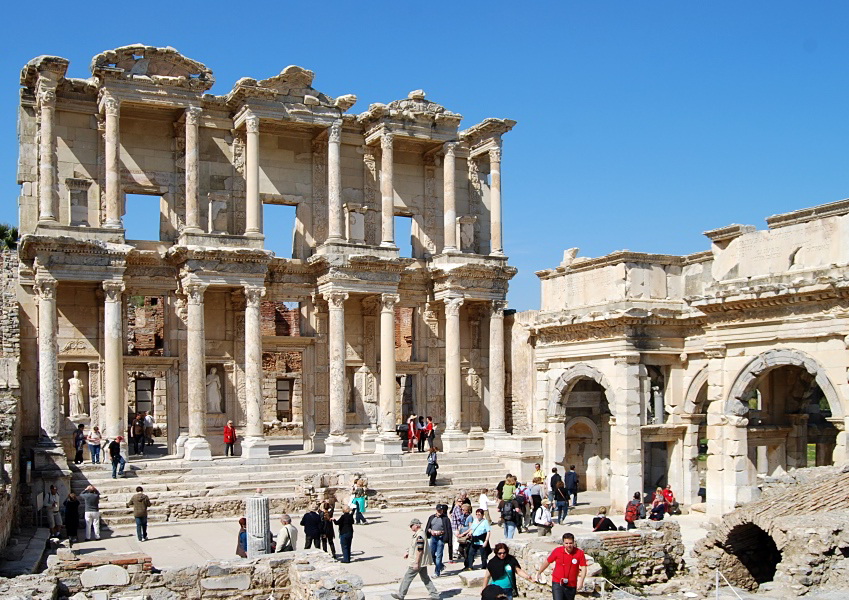 Ephesos: Celsusbibliothek am Südtor der Agora