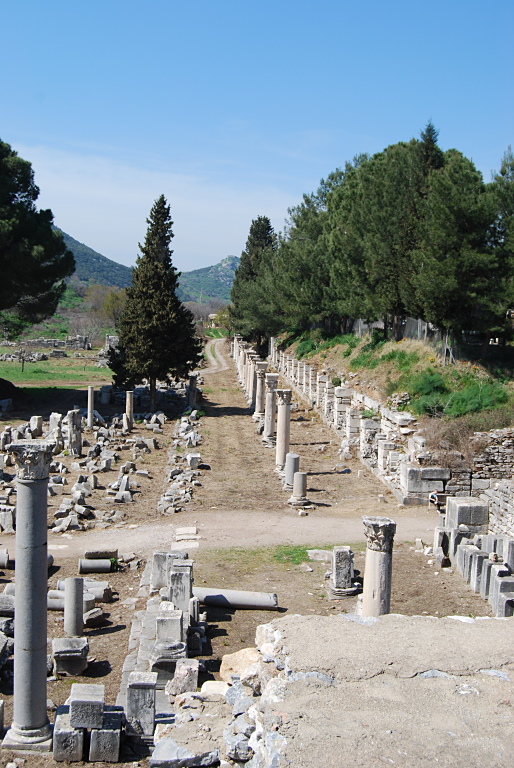 Hafenstraße in Ephesos