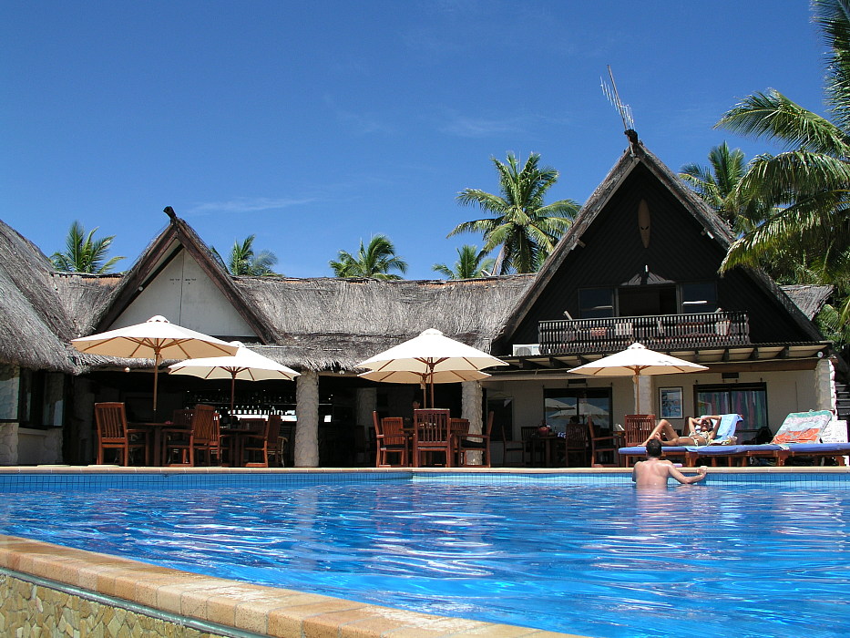 Swimmingpool und Hotel Matamanoa Island, Fidschi