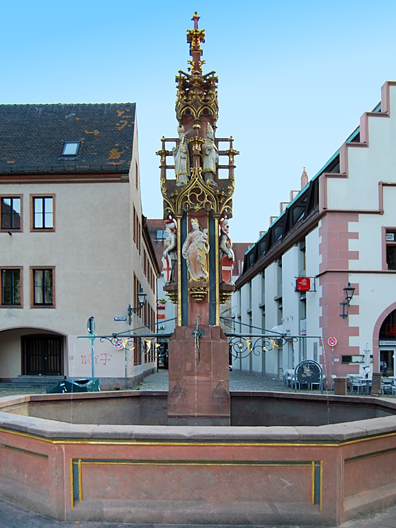 Fischerbrunnen am Münsterplatz