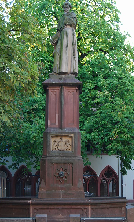 Freiburg: Denkmal für Berthold Schwarz