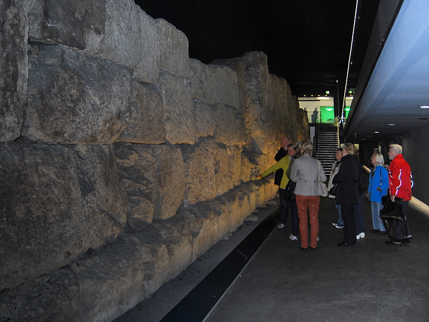 Mauer aus der Zeit der Römer in Regensburg