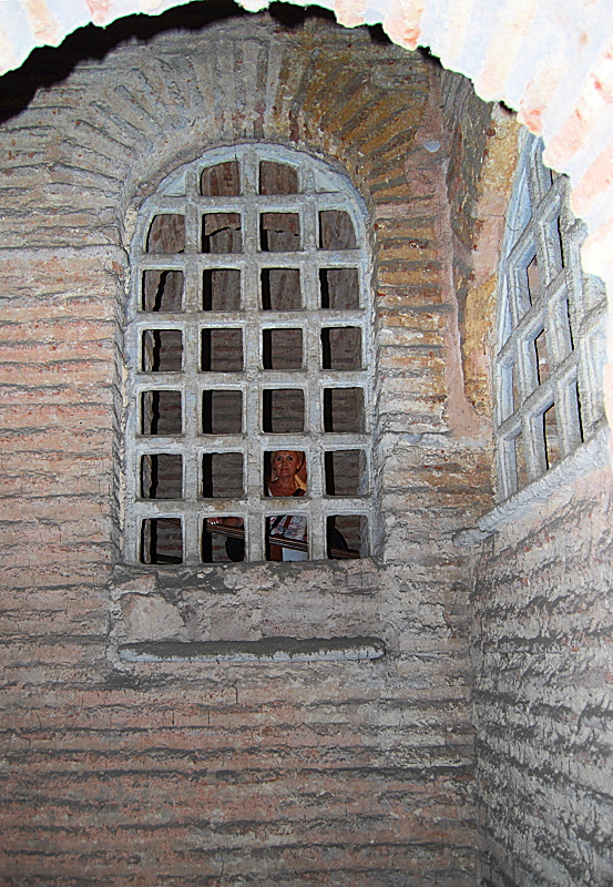 Im Treppenhaus in der Hagia Sophia