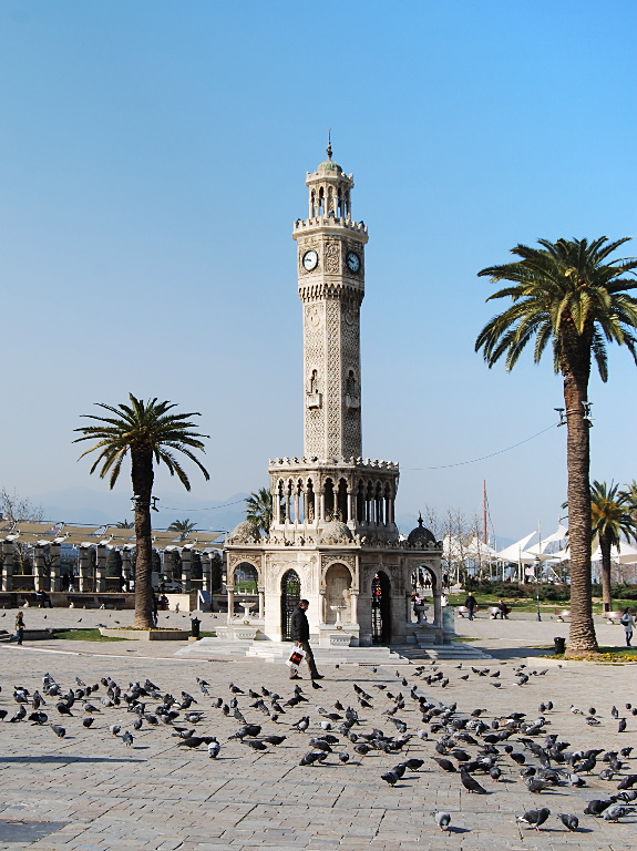 Der Uhrturm vom Izmir, Türkei