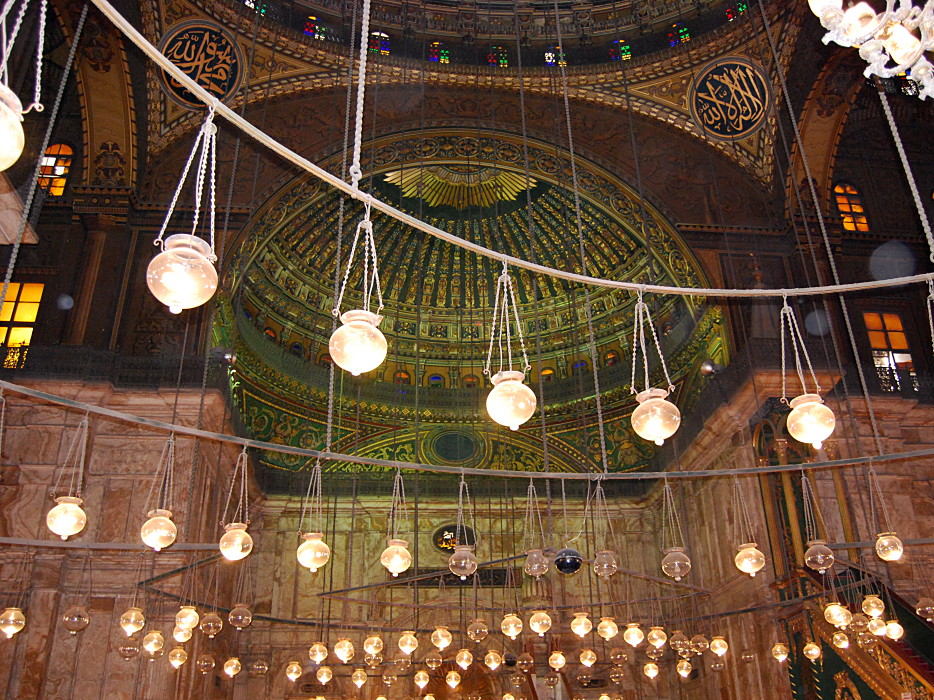 Innenraum der Mohammed Ali-Moschee