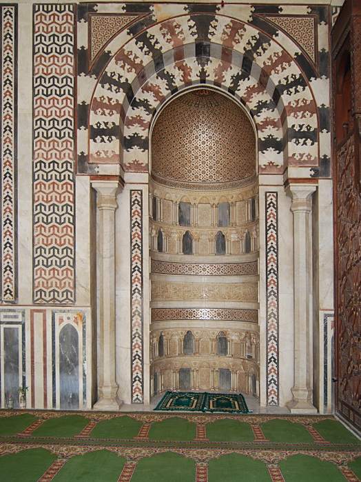 Der Mihrab der Moschee