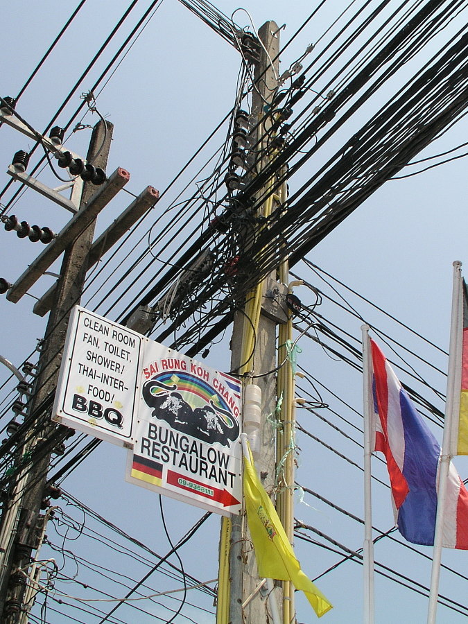 Stromversorgung auf Koh Chang