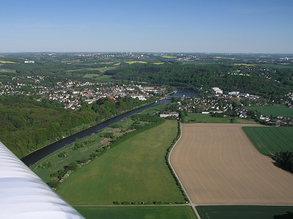 Das Ruhrgebiet zwischen Mintard und Kettwig