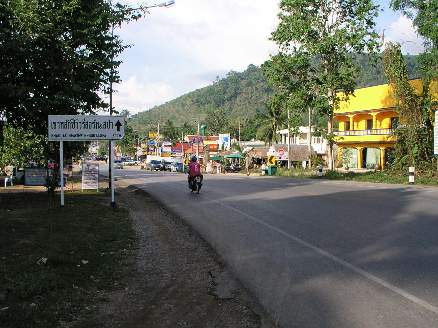 Straße in Khao Lak