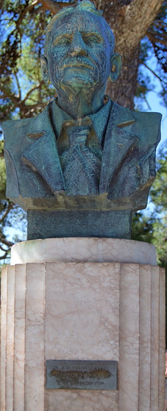 Denkmal für Sir Arthur Evans in Knossos