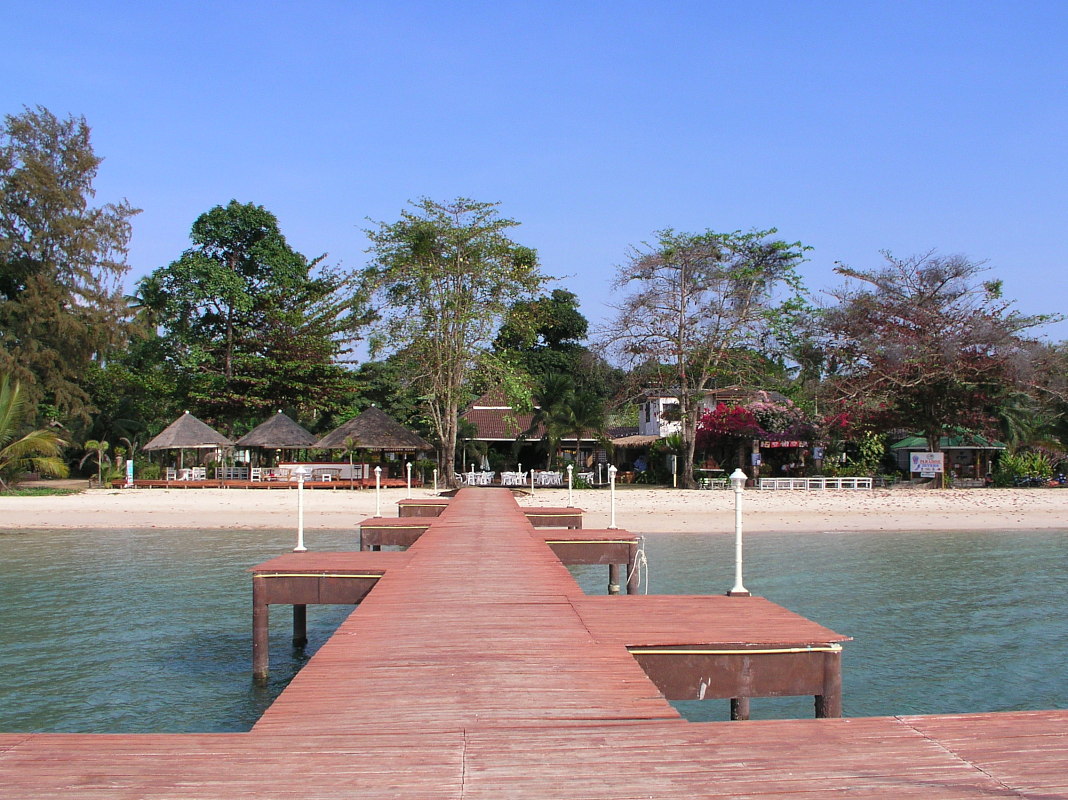 Anlegestelle am Koh Mak-Resort
