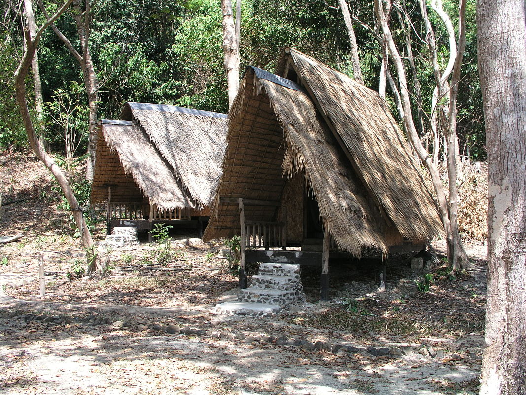 Hütten auf Koh Kham