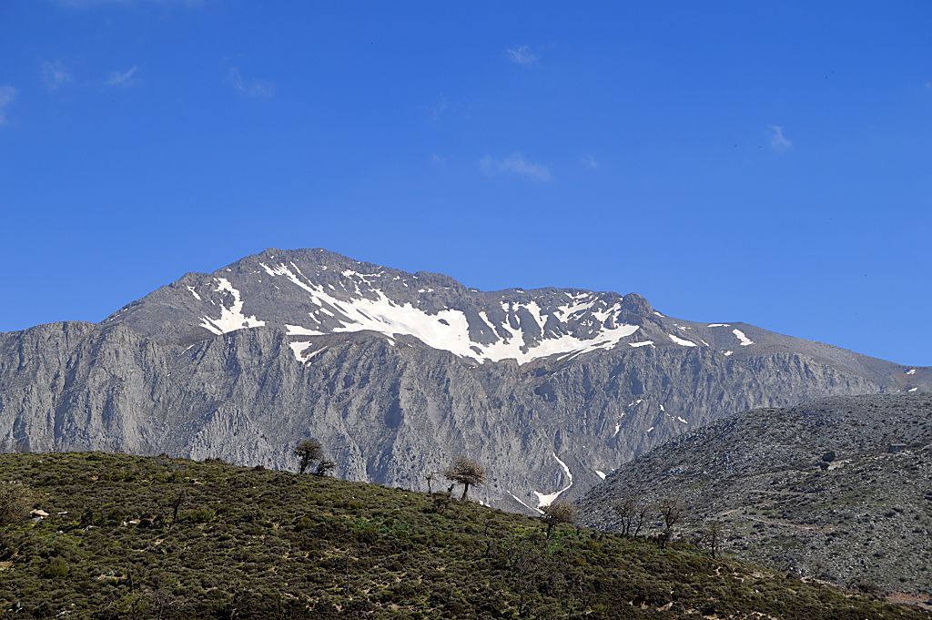 Bis zu 2.100 m hohe Berge an der Lassithi-Hochebene