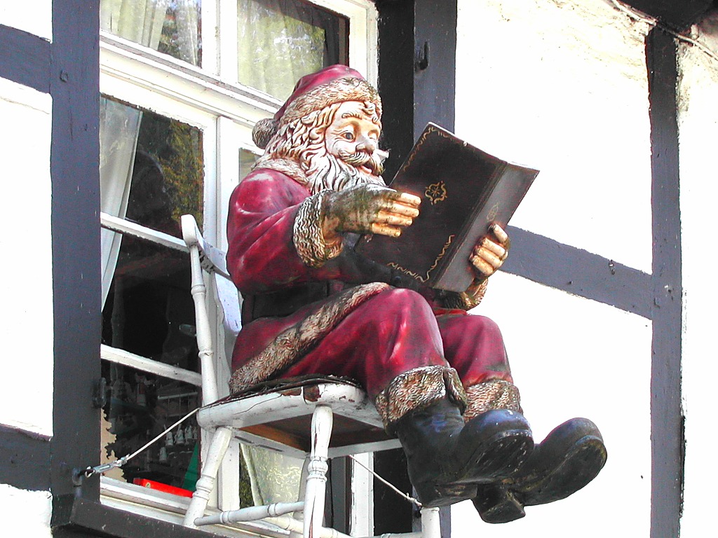 Weihnachtsmann in Monschau
