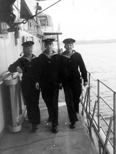 1964 auf dem Schulschiff Deutschland