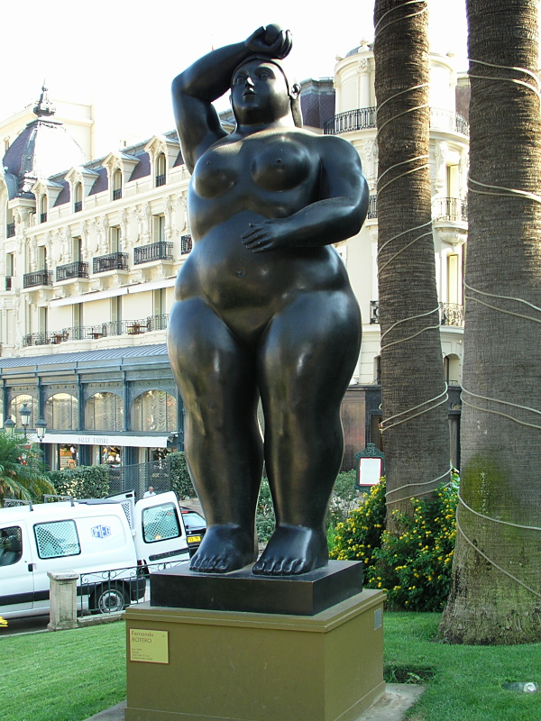 Skulptur Eve von Botero in Monte Carlo