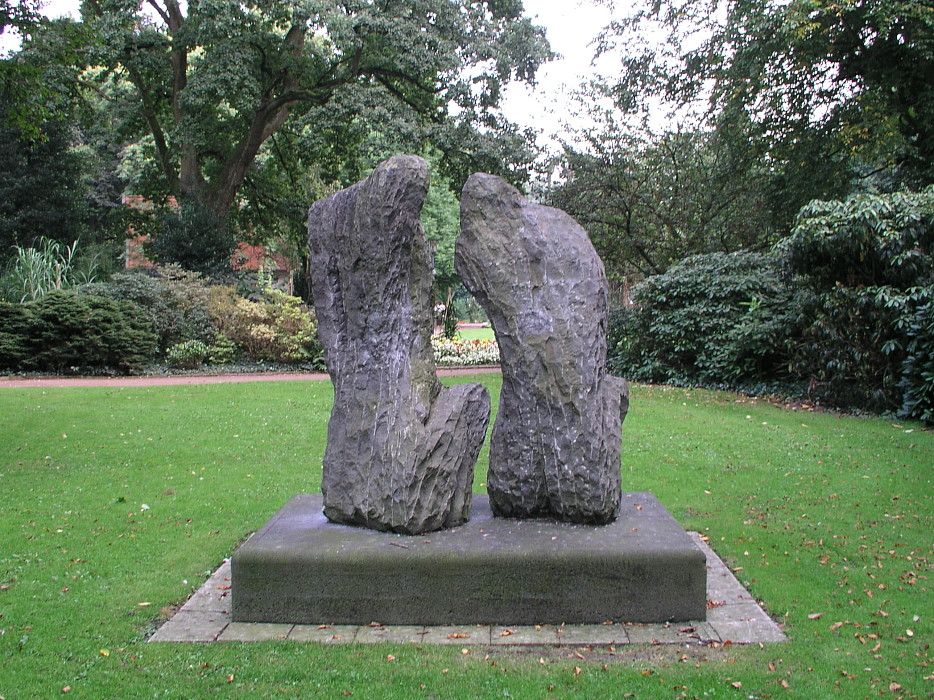 Nordhorn: Skulptur im Stadtgarten