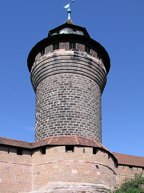 Wehrturm an der Stadtmauer von Nürnberg