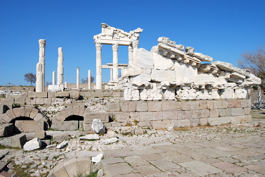 Tempel für Trajan und Philios in Pergamon