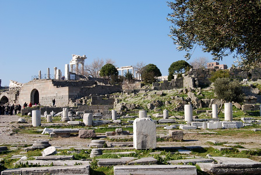 Pergamon, Unterbau des Trajaneums